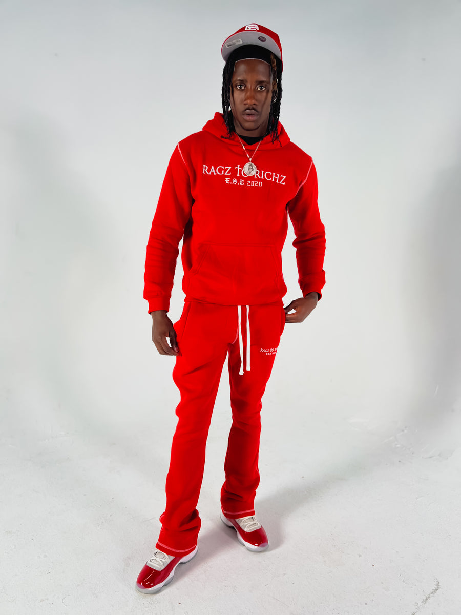 Stacked discount sweat suit